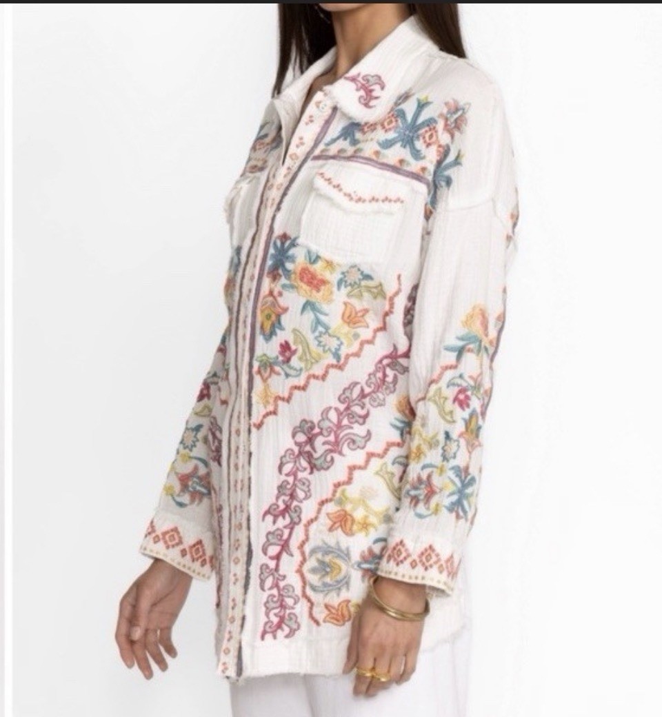 JOHNNY WAS TOYAH TOP/JACKET/TUNIC, SMALL, NWT, FAST, FREE SHIPPING