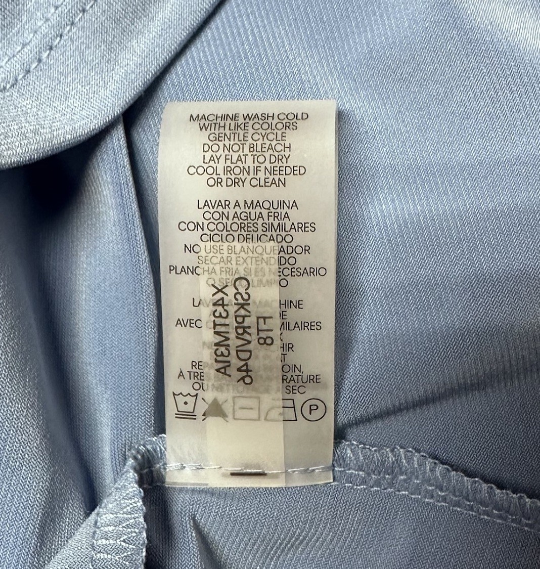 Calvin Klein Women Blouse Shirt Top 3X Sleeveless Stretchy Popover Blue New