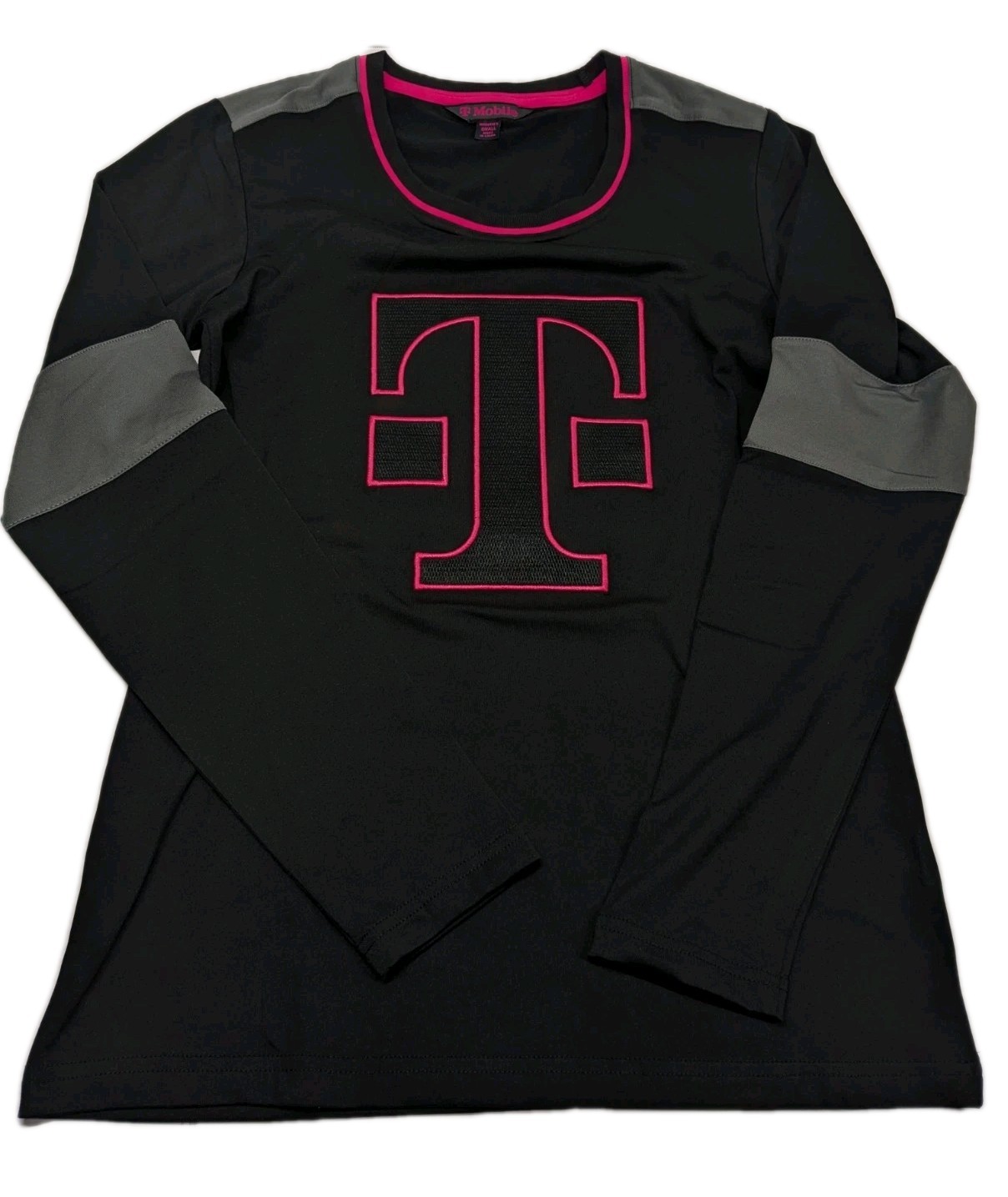 T-Mobile Embroidered Logo Long Sleeve Shirt Women’s Size S Workwear Style Top