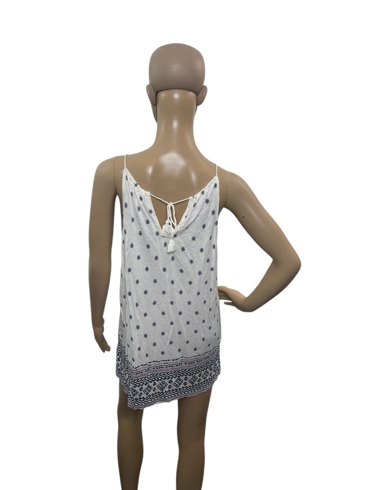 Old Navy Women’s Size Large Sleeveless Tie Back Round Neck Blouse