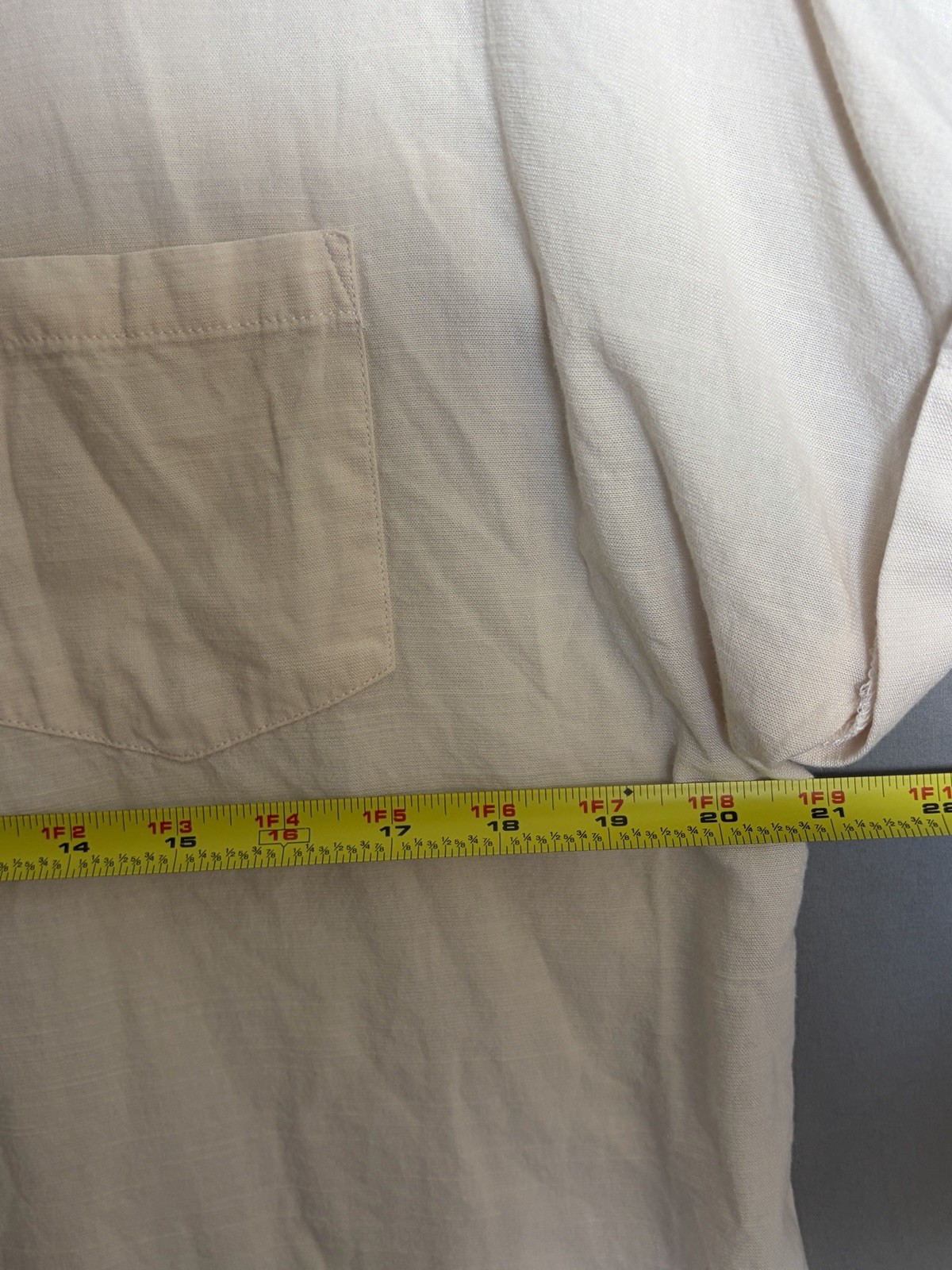 Large 100% Cotton Button Up Slouchy Tunic, beige/ off-white, Short sleeve