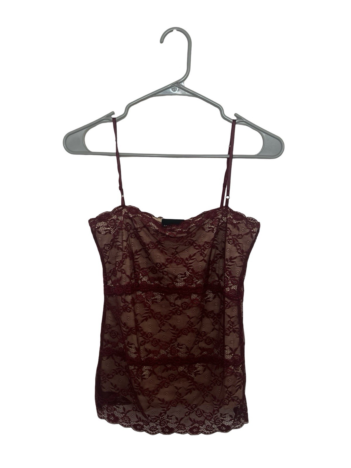 The Limited Women’s Red Lace Strap Tanktop Size XS Casual Summer Top