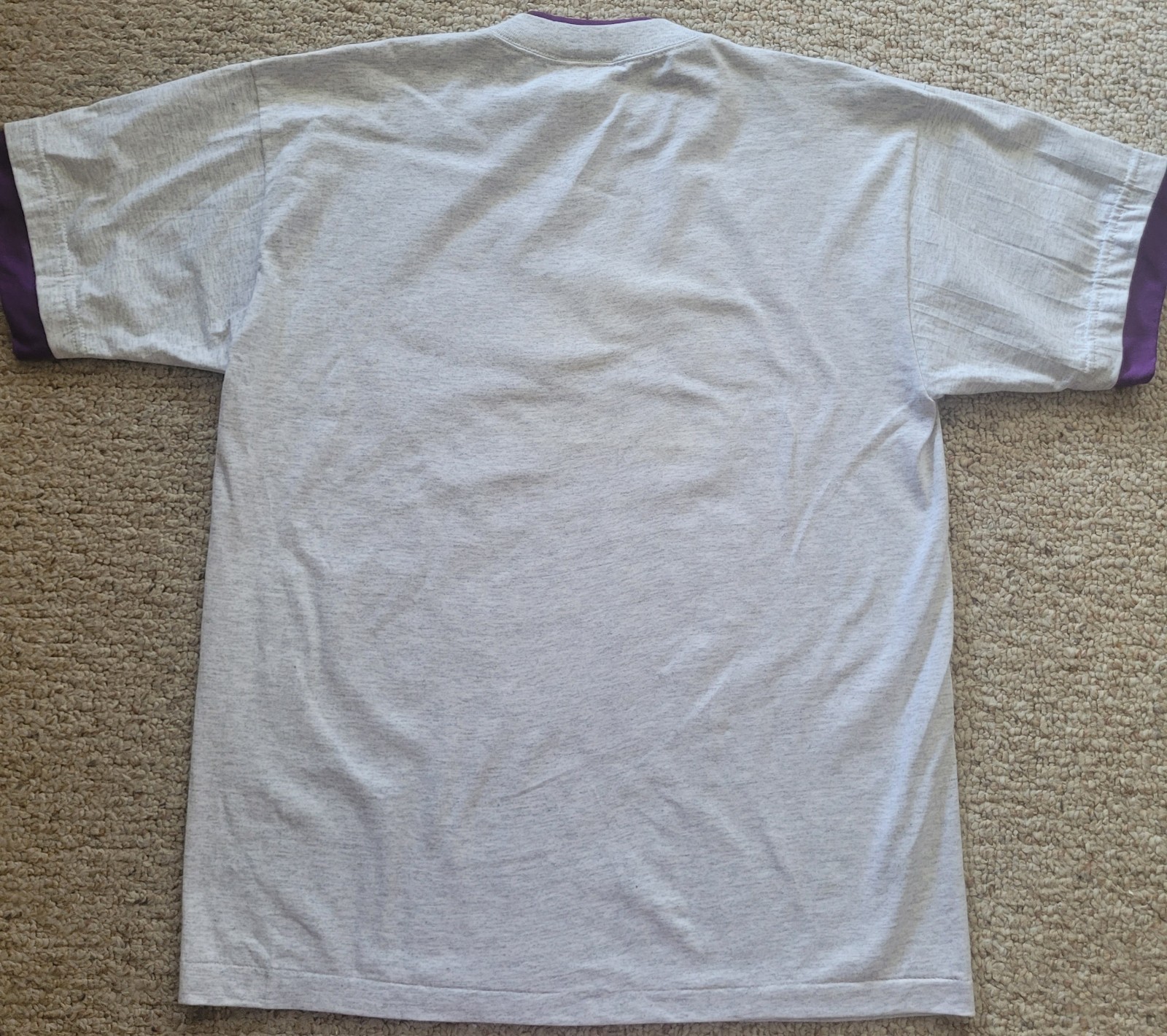 Vintage Cat Ringer T Shirt Women’s Size Large 90s Y2K Kitten Single Stitch NOS