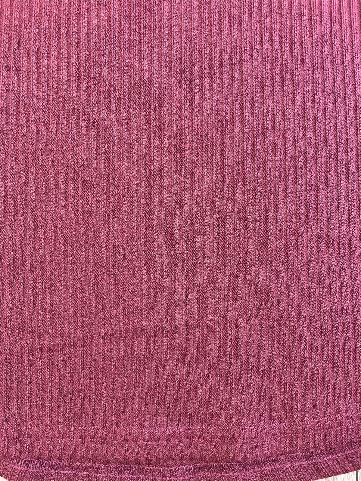 Emery Rose Top Size M Fits Like L Burgundy Red Cheetah Animal Print Long Sleeves