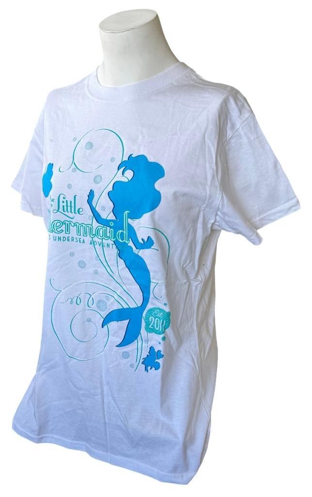 Anvil Women’s The Little Mermaid Ariel’s Undersea Adventure White Shirt Size XL