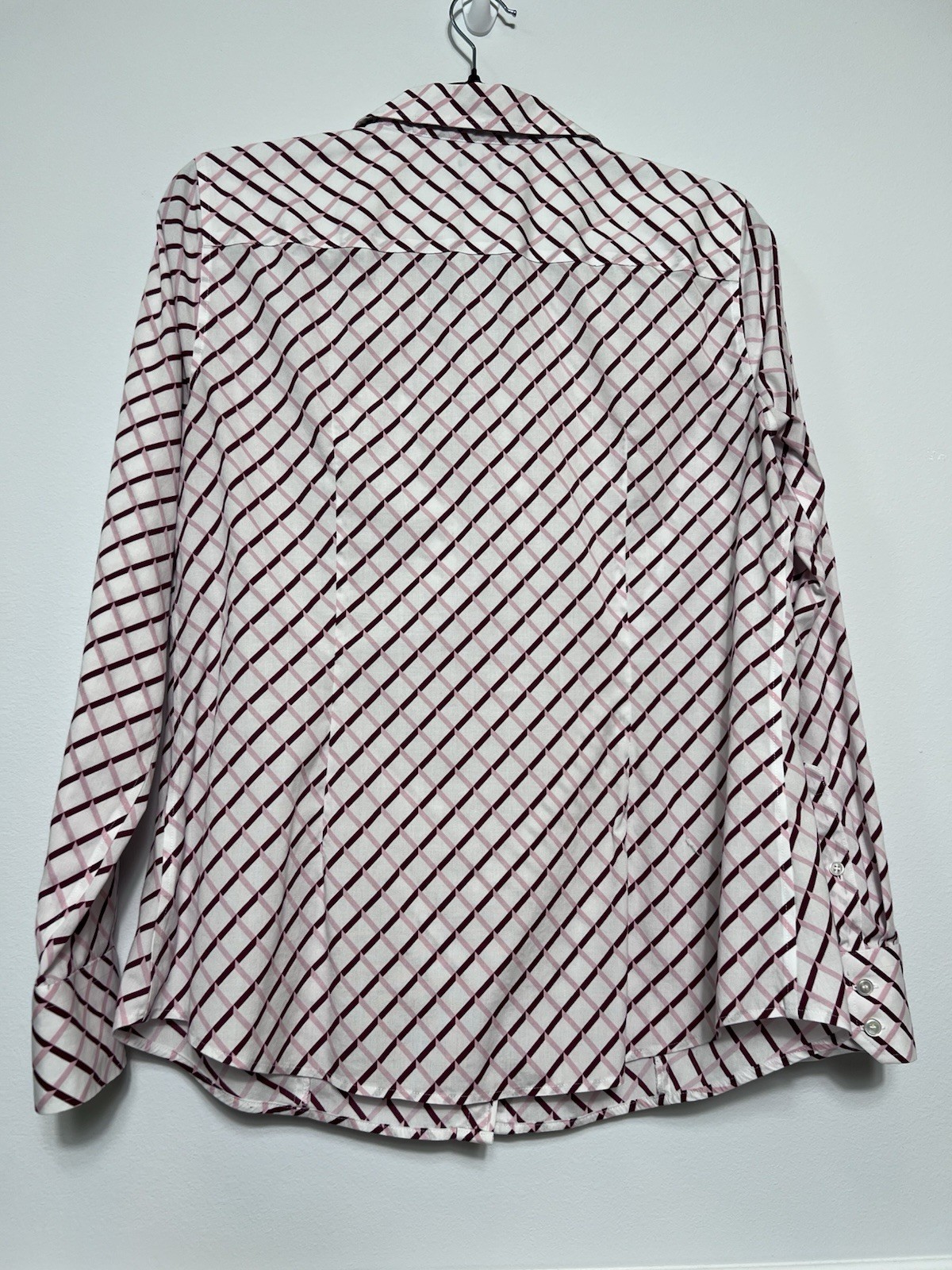 Talbots Wrinkle Resistant Blouse (10)Preppy Office Career Travel Stretch Classic