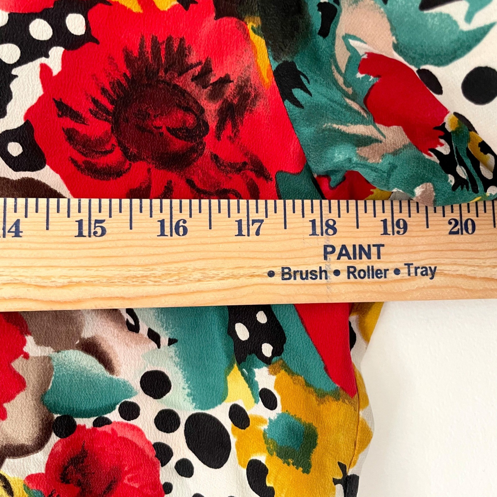 Vintage Floral Silk Blouse Top Medium Polka Dot Stripe Maximalist Dopamine
