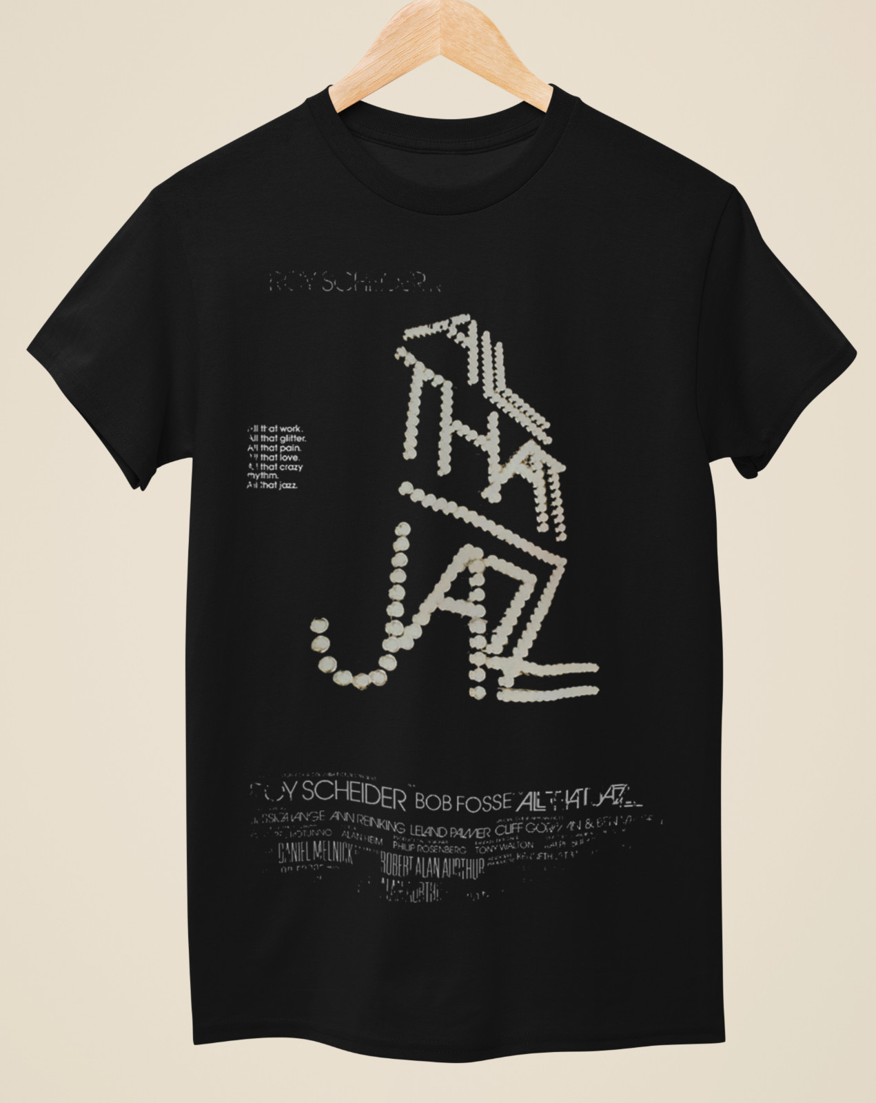 All That Jazz – Movie Poster Inspired Unisex Black T-Shirt