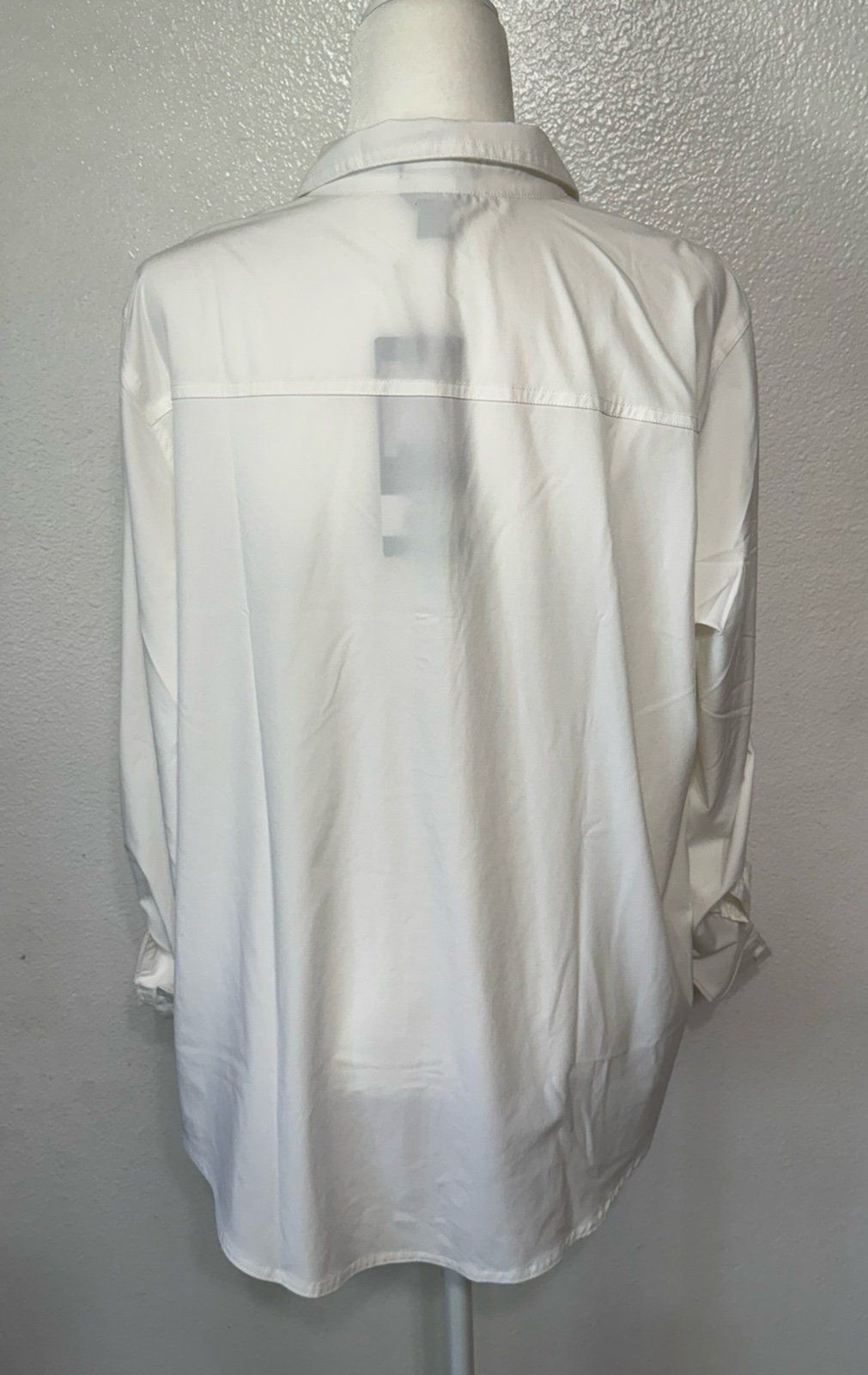 NWT. Eddie Bauer Womens Departure Button Down Travel Shirt Size XLWhite $65 P159