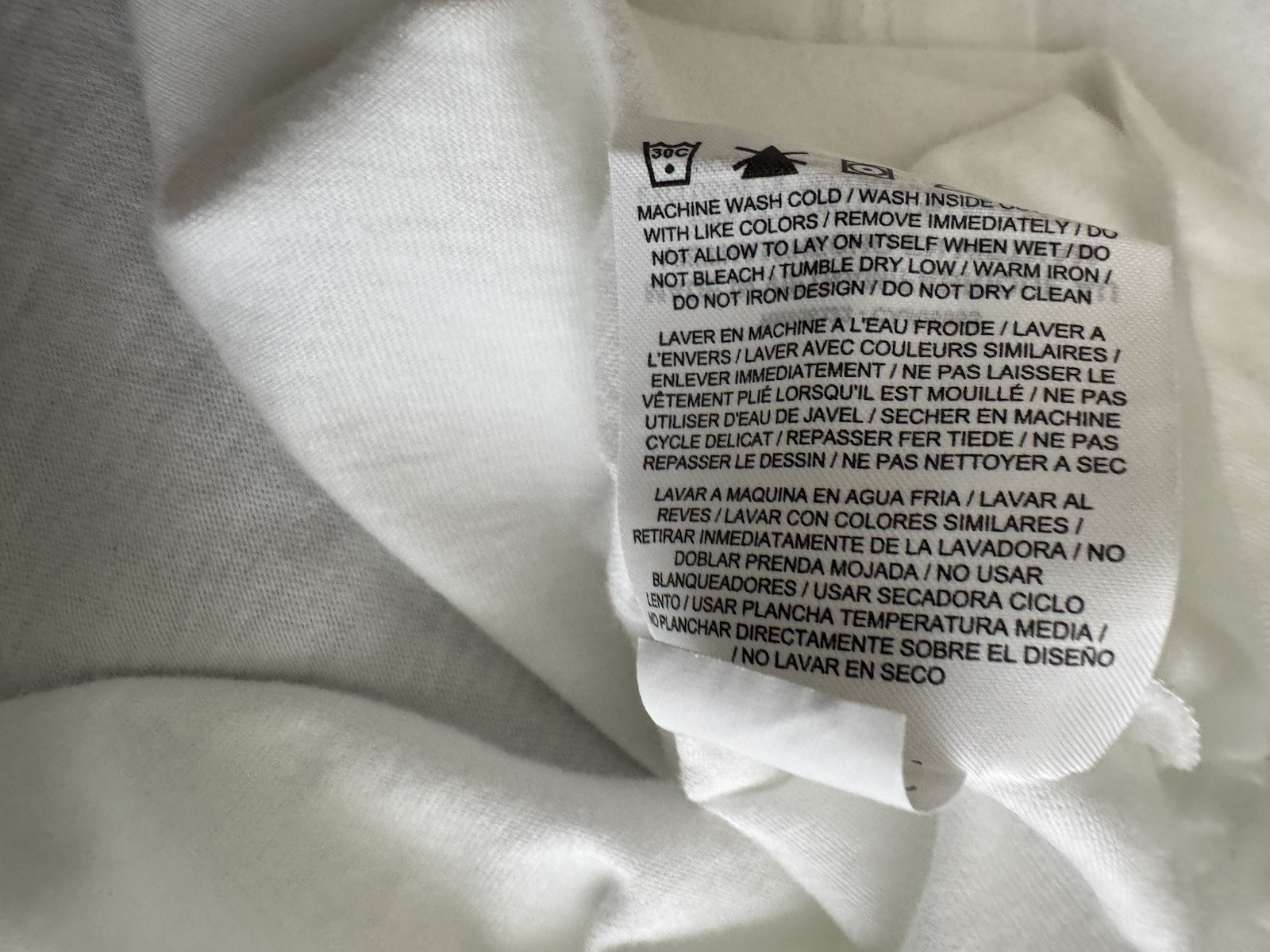 NIKE Swoosh Womens SS White Gold Gray Cotton T-shirt 1 X