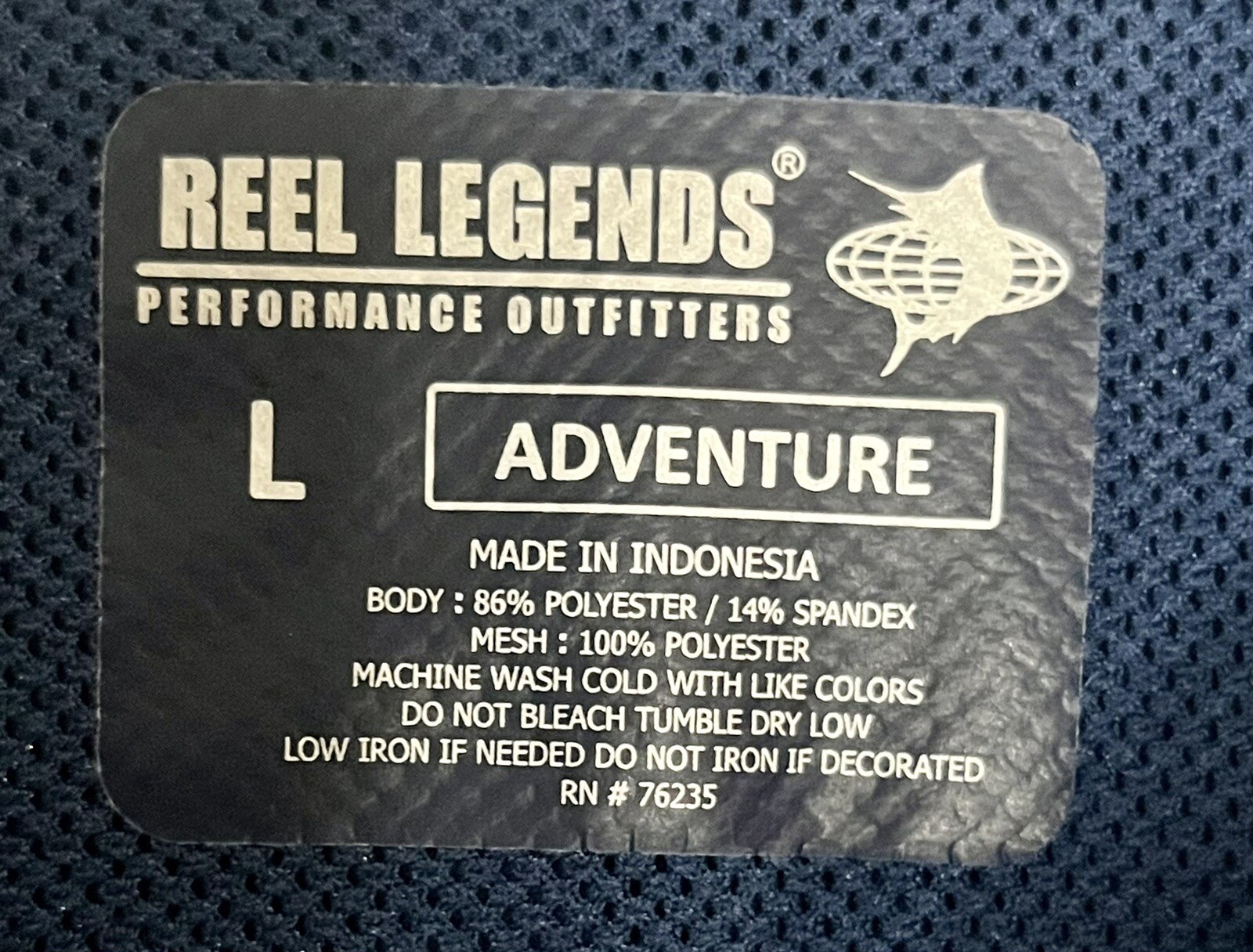 Reel Legends Adventure Slvless womens shirt Blue SZ L Gorpcore Fishing Outdoors