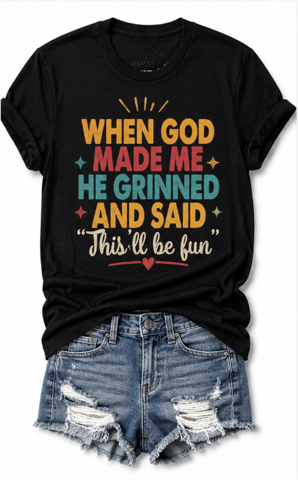 Christian Inspirational Graphic Tee Women’s Vintage Religious Casual T-Shirt