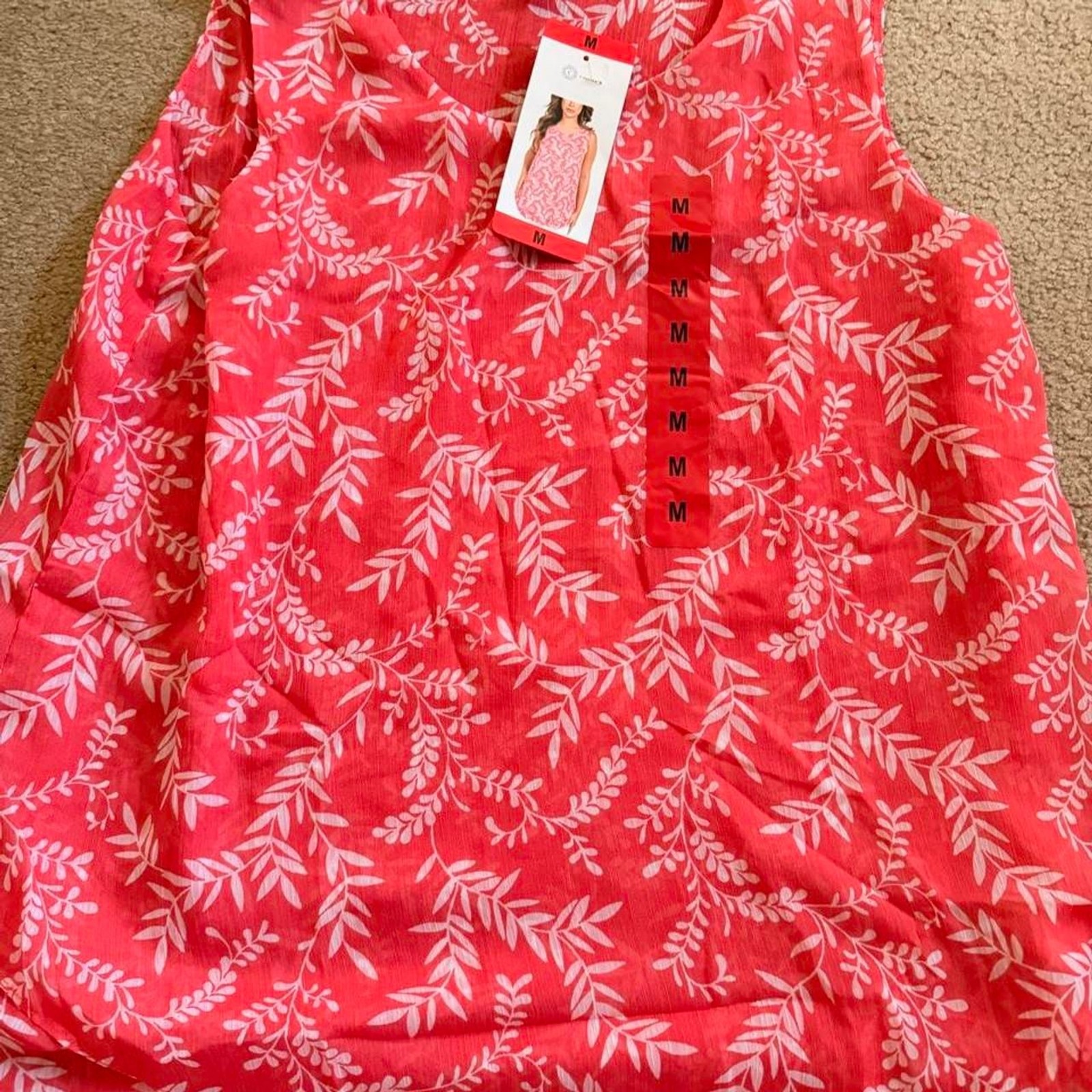 Christina Women’s Pink and Red Blouse