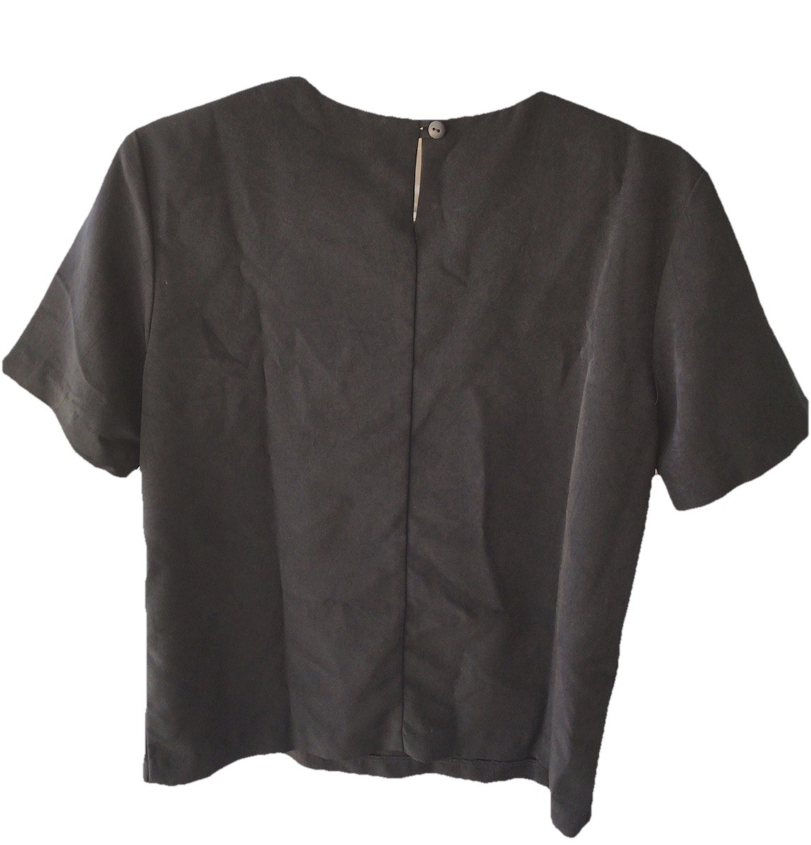 Sharon Anthony Petite Blouse Top Pullover Short Sleeve Dry Clean Size S