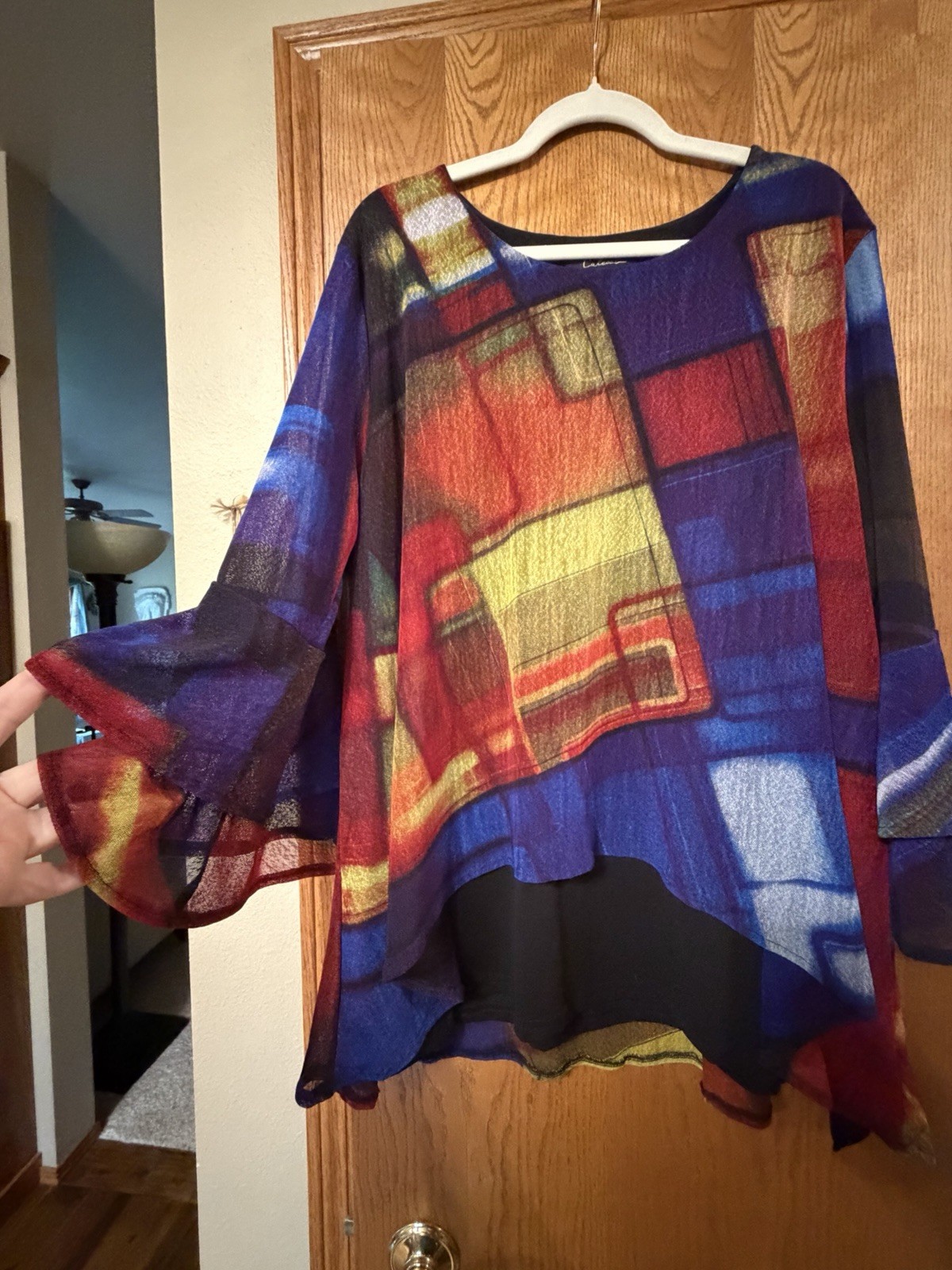Caleesa Multi Colored Women’s 2x Top