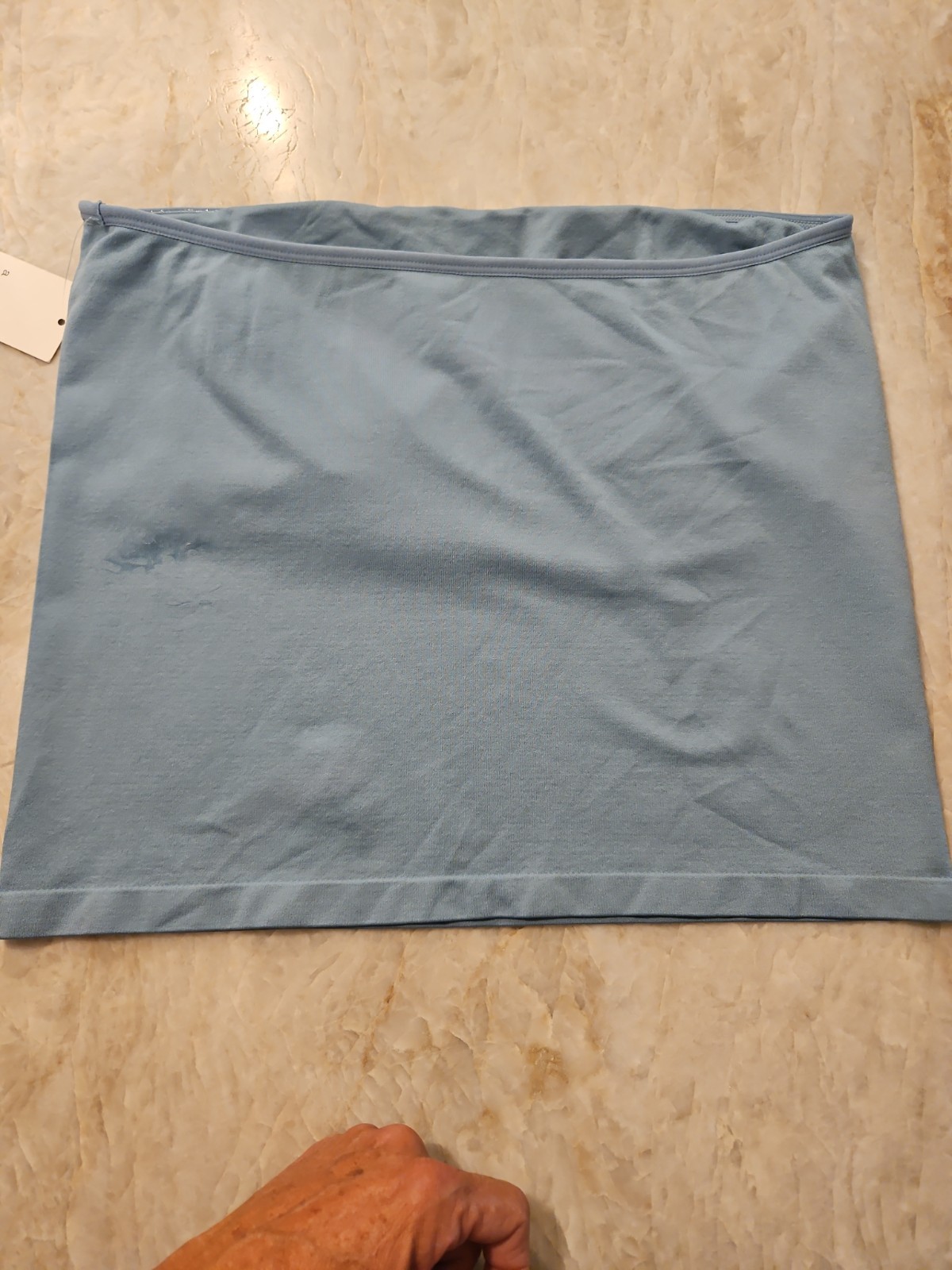 Women’s A New Day Teal Strapless Tube Top With Shelf Bra, Size XL