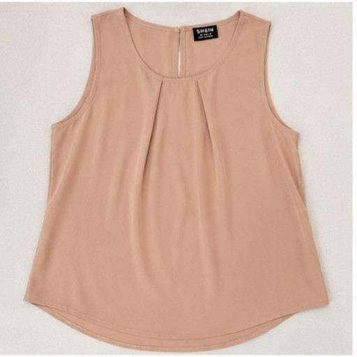 SHEIN Sleeveless Blush Tank Top