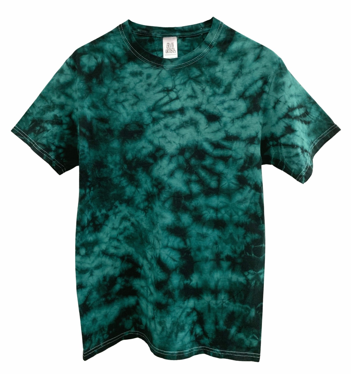 Crystal Tie Dye Short Sleeve Unisex Tee, Hand Dyed