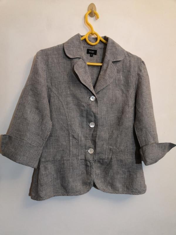 Women Hobbs shirt grey linen 36/S/44