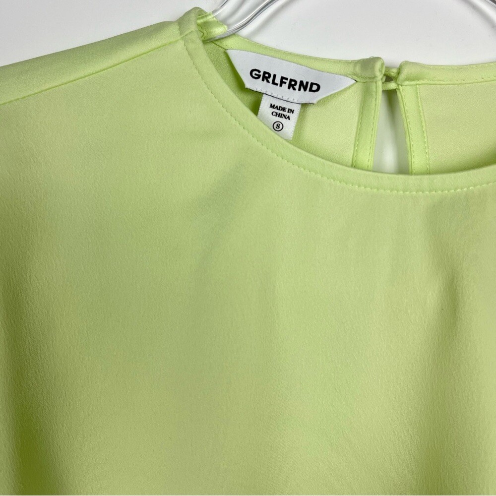 GRLFRND Aaryn Mint Open Back Classy Girls Night Out Top Size Small