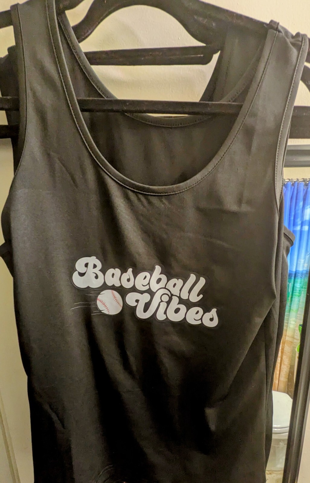 Mom Baseball Tank Top Spandex and Polyester Baseball Vibes