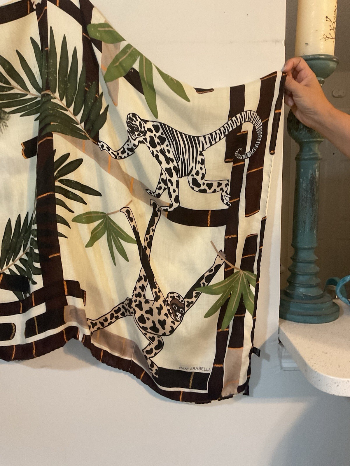 RANI ARABELLA Kaftan Blouse Cashmere Silk Wool Monkey Collection Rani Arababella