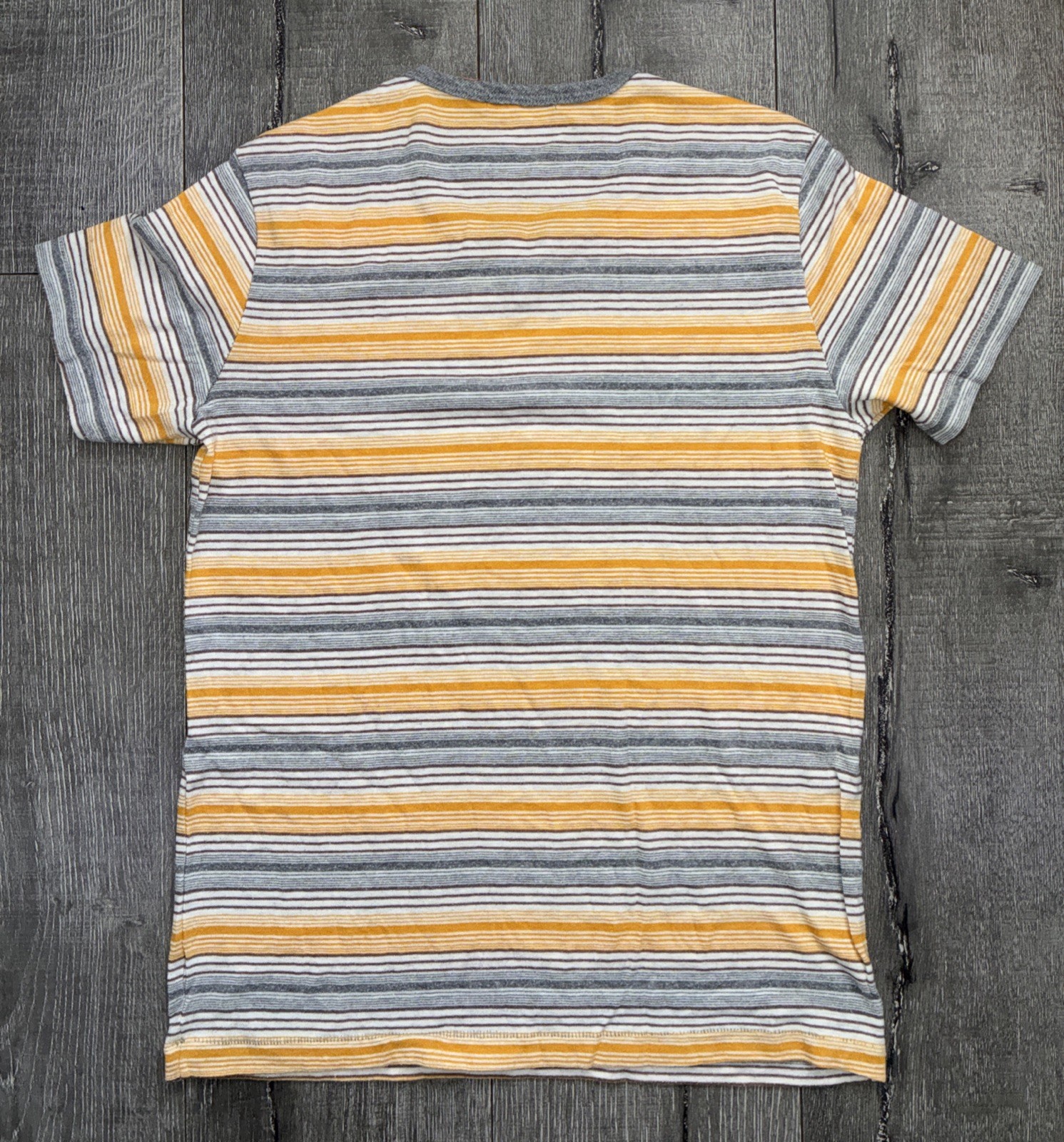 Alternative Women’s Multi Color Striped Short Sleeve T Shirt Size S #187