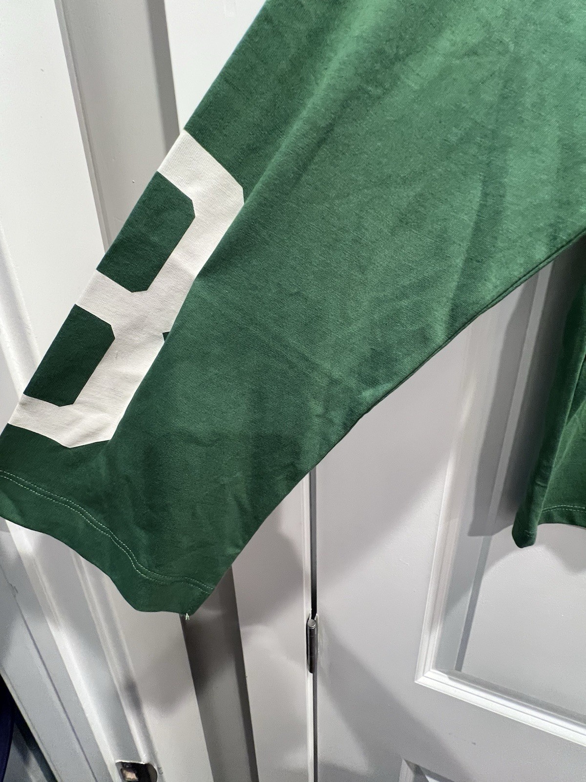 Zara Kelly Green Embroidered Text Shirt