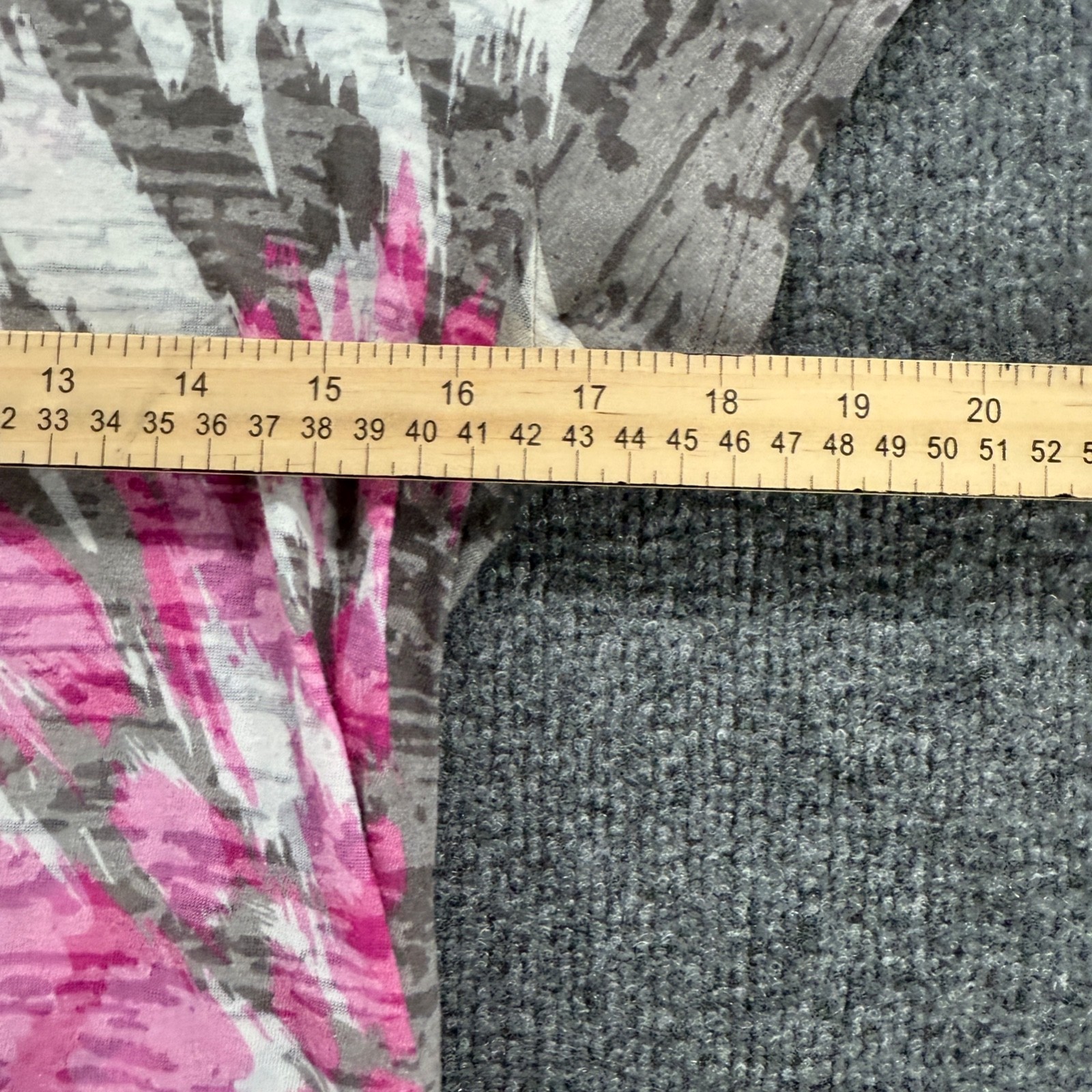 The North Face Y2K Top Womens M Gray Pink Acid Wash Short Sleeve Fitted 90s