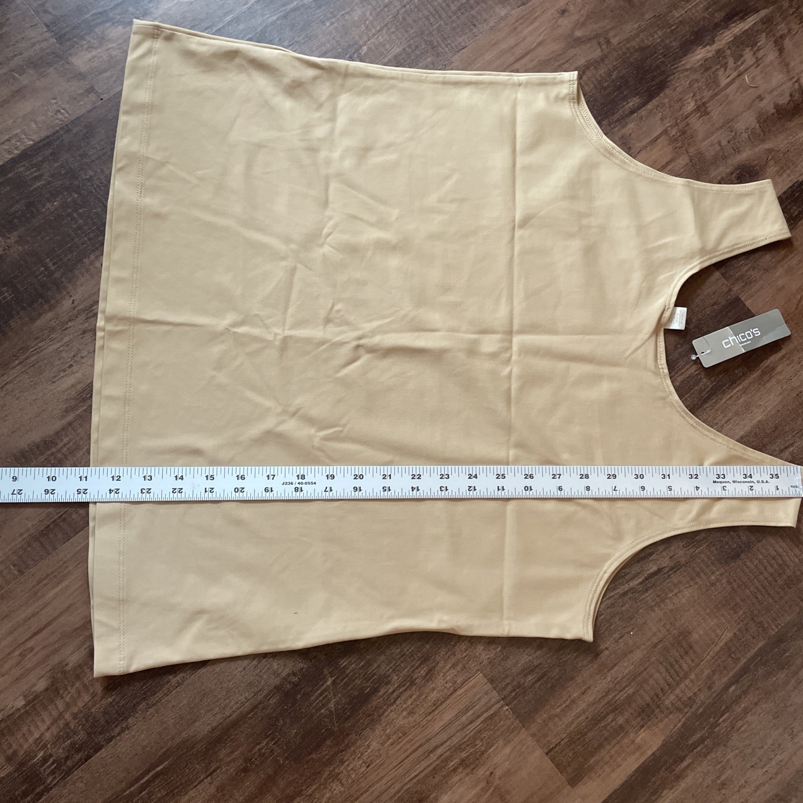 Chico’s 3 Microfiber Camel Knit Tank Top Layer NWT