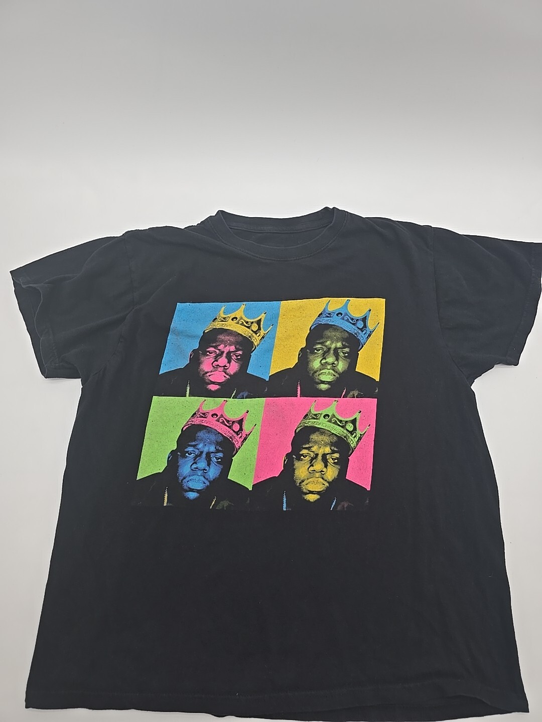 Notorious Big T-Shirt Women Large Black Hip Hop Legend..#20024