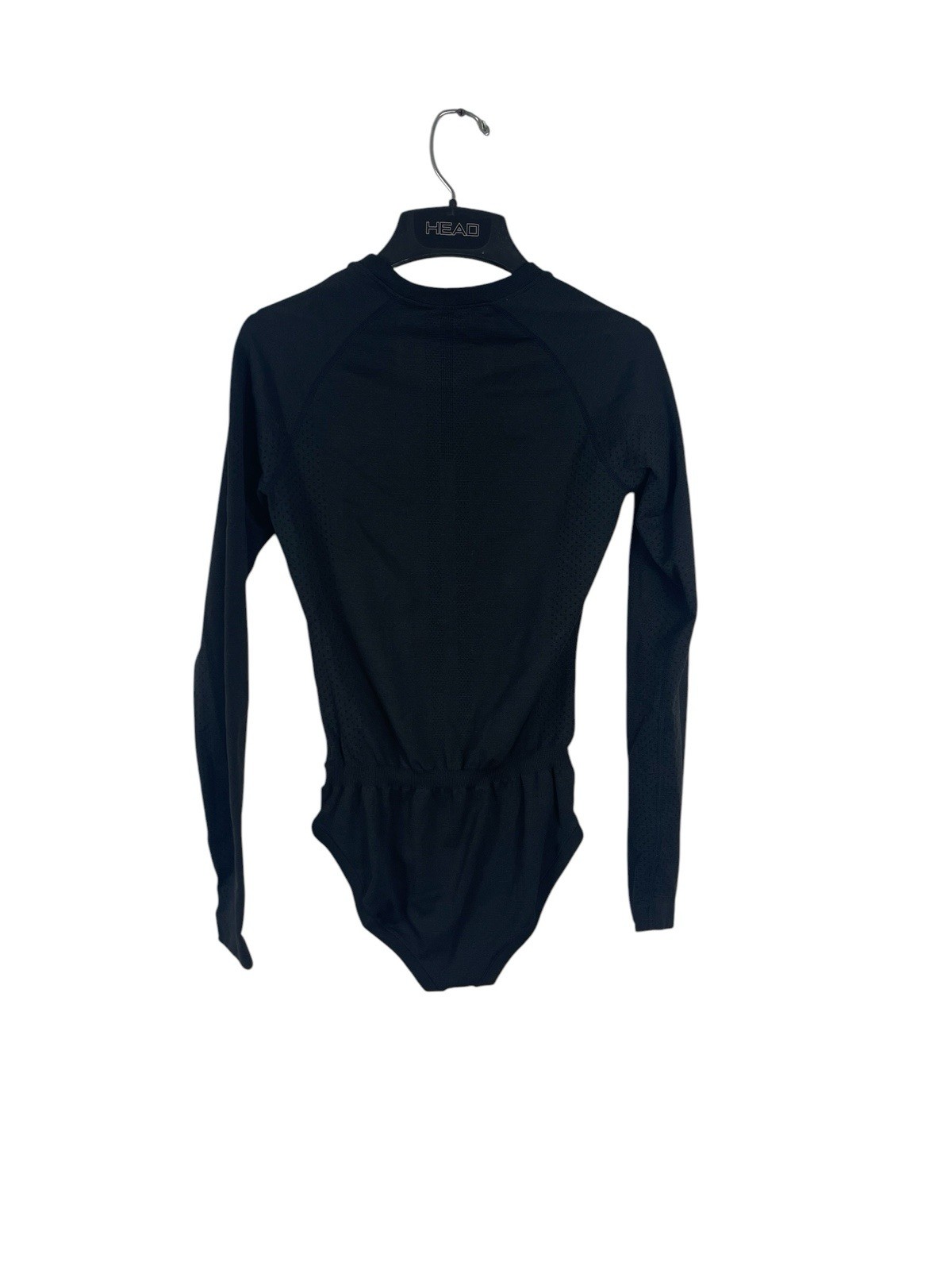 FIGS Saltra Seamless Underscrub Black Long Sleeve BodySuit XS Medical Scrubwear