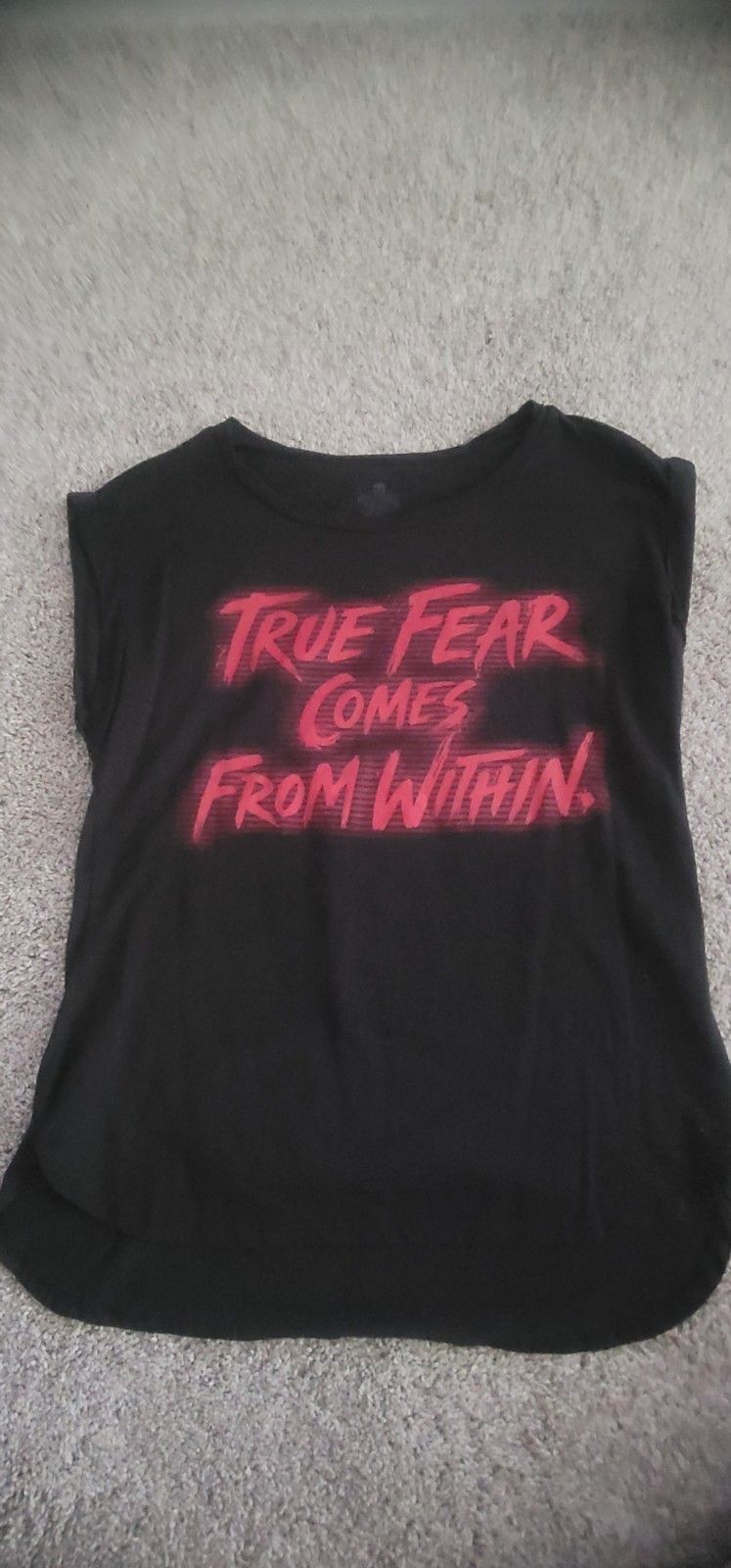 Halloween Horror Nights Black Shirt 2018 True Fear Comes From Within, Size M