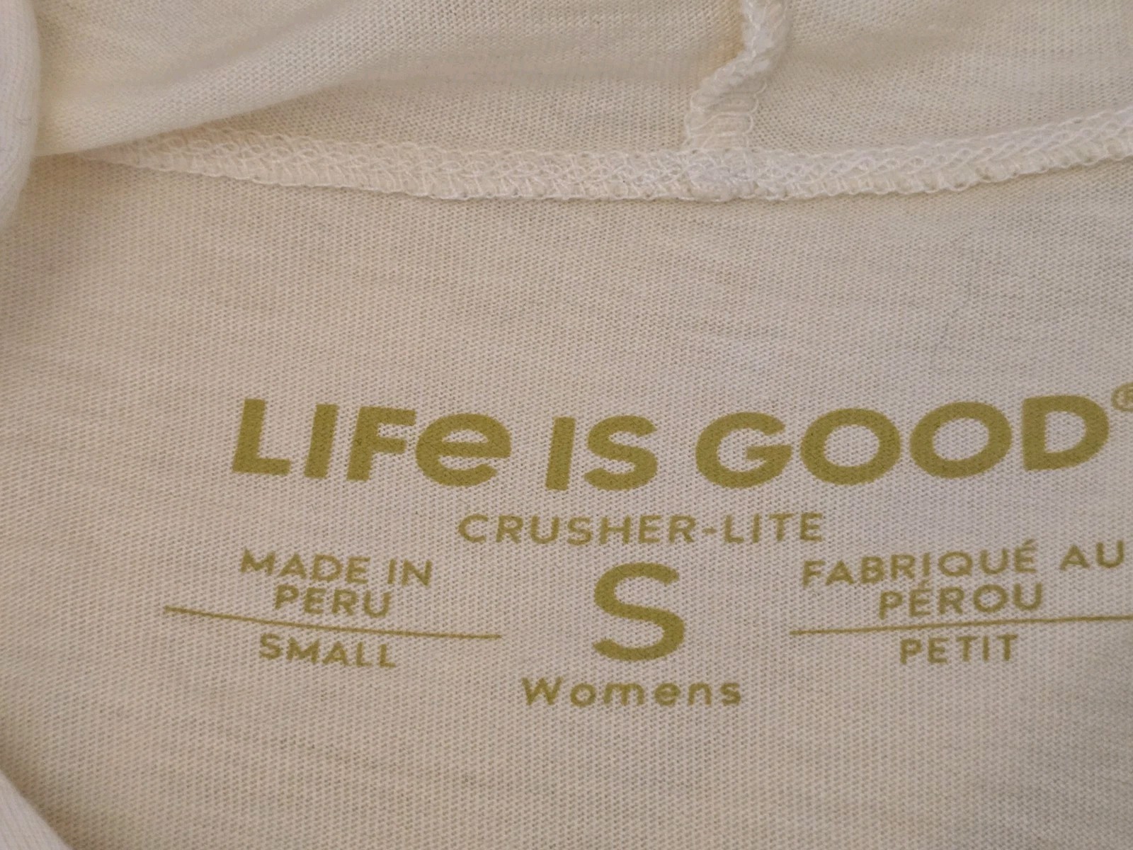 Life Is Good Sunshine Yellow Lightweight Hoodie NEW Womens Small Social Network