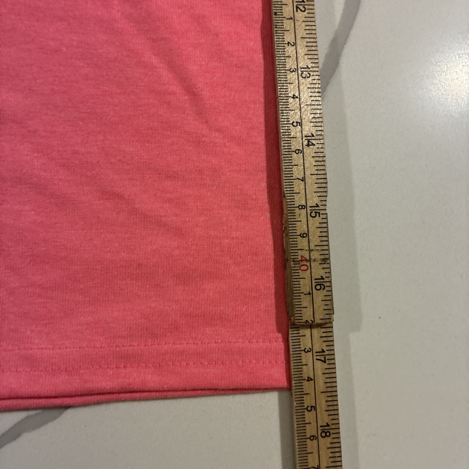 Gildan Dry Blend Women’s T-Shirt Pink Crew Neck Short Sleeves Size Large