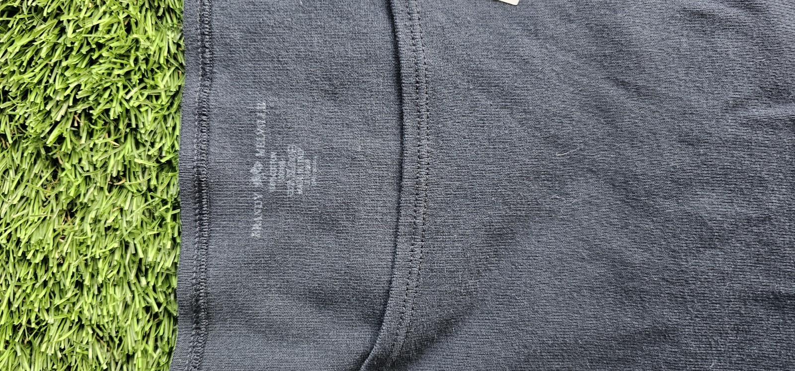 Brandy Melville NWT Elodie Top Navy Blue XS/S 100% Cotton Fitted Boatneck Tee