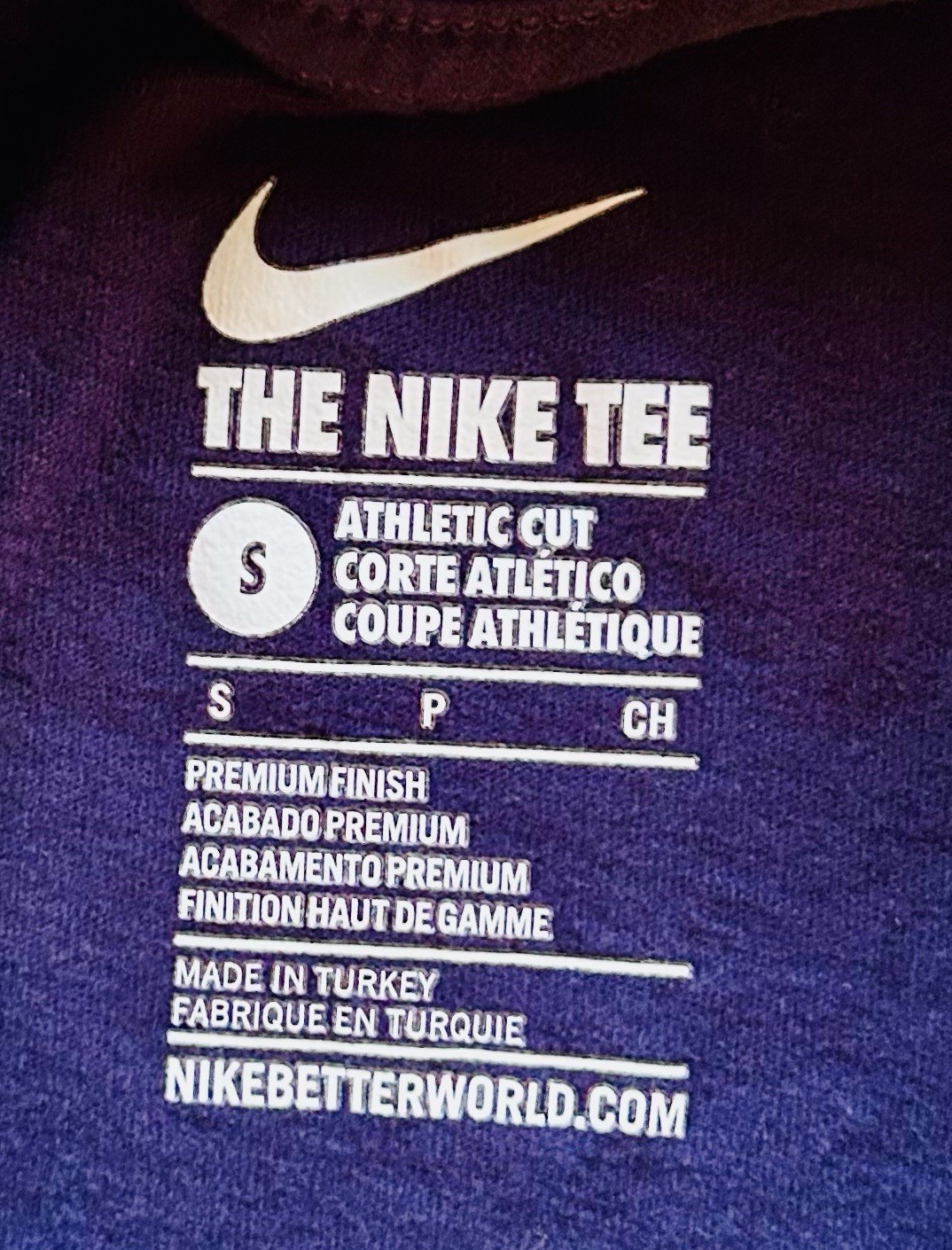 Nike FC Barcelona Barca Soccer Women’s T Shirt FCB Size Small Athletic Fit