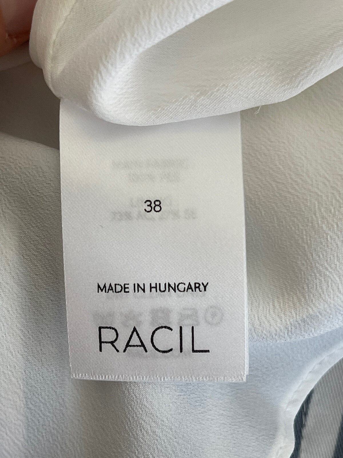 Aquazzura x Racil Designer Striped V-Neck Tie-Shoulder Tank Sz 38 Or 6 MSRP $500
