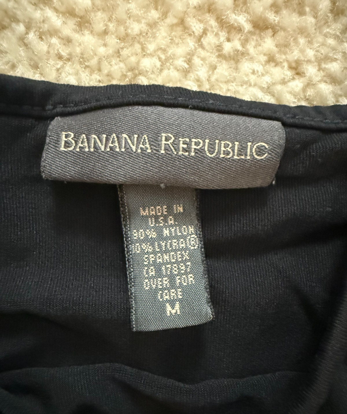 Womens Banana Republic Black Tank Top Size Medium