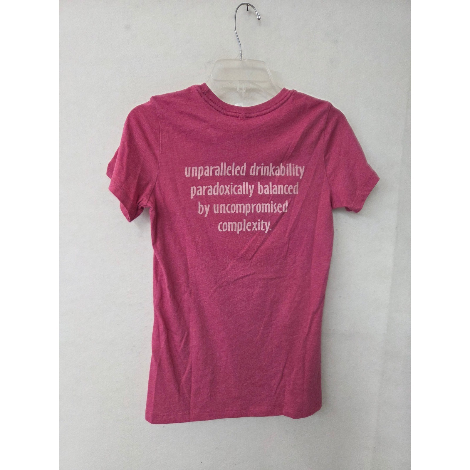 Calfkiller Brewing Company Graphic Tee Pink XL Craft Beer T-Shirt Bella Canvas