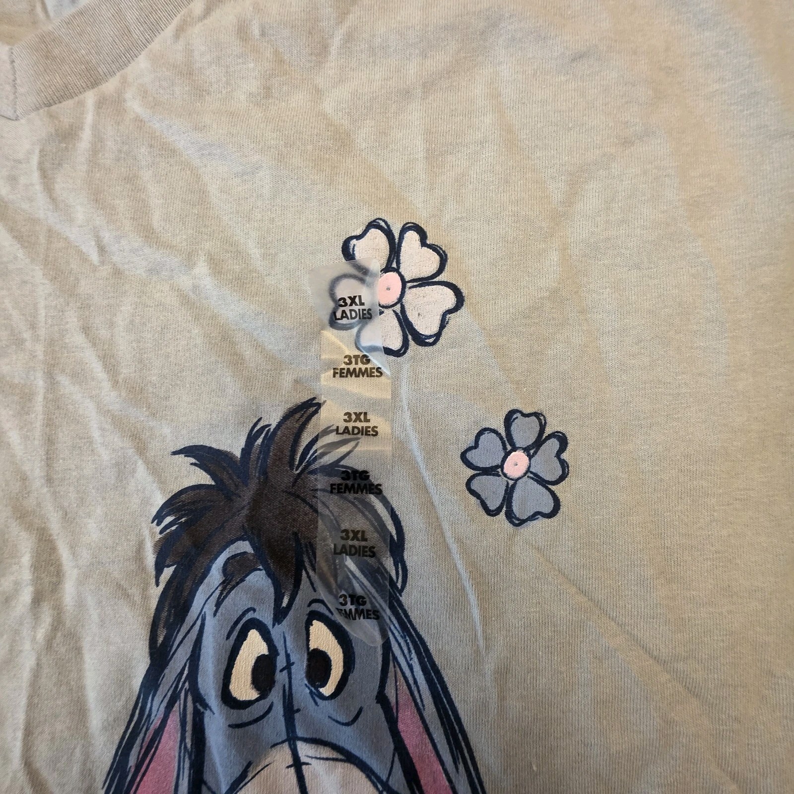 WALT Disney Eeyore T Shirt Women’s 3XL WINNIE THE POOH QUOTE TEE TOP SUMMER NEW