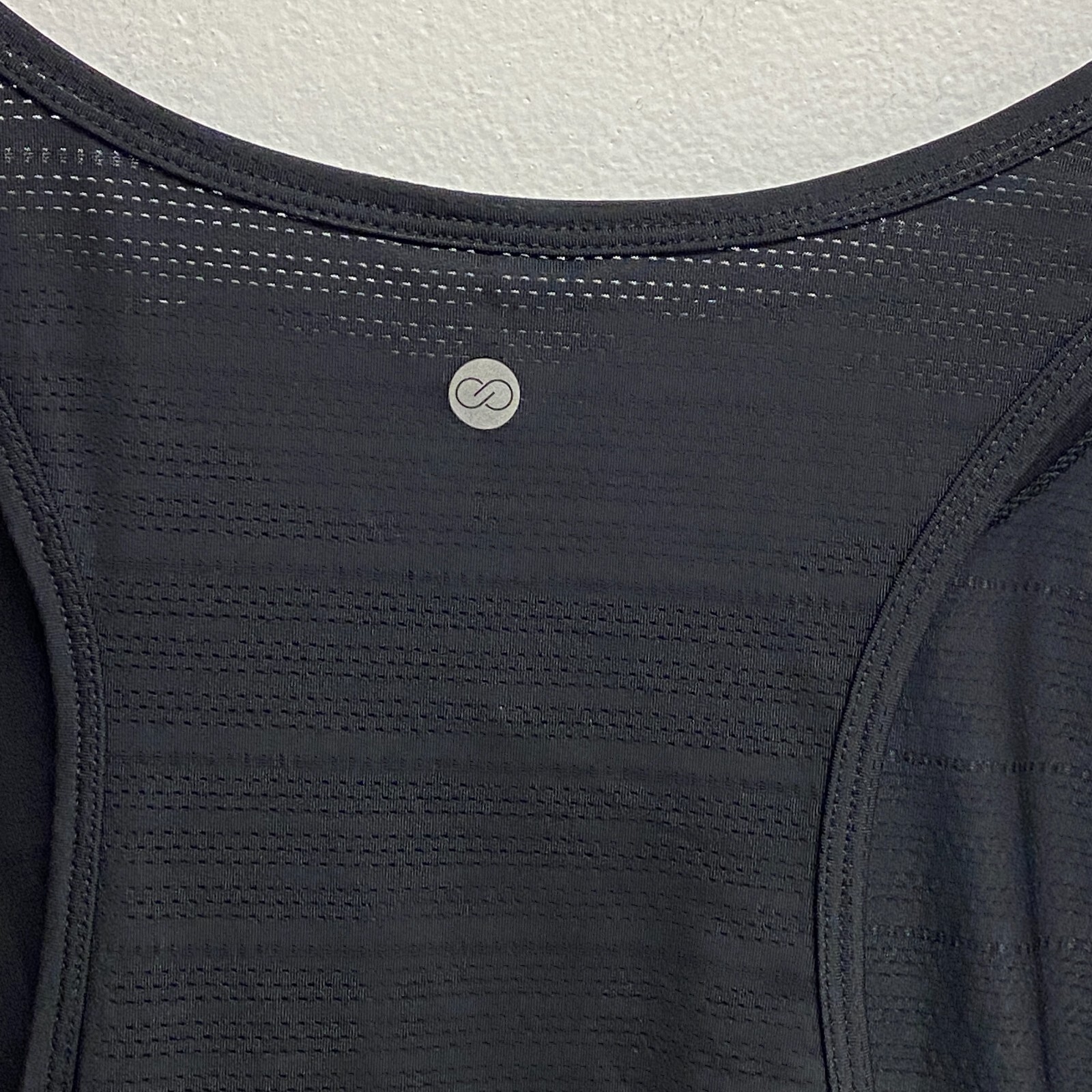 CALIA Women’s Scoop Racer Tank Designed For Run Pure Black WAX11205X