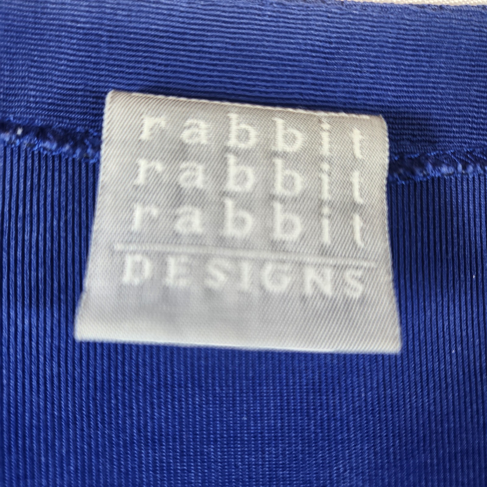 Rabbit Rabbit Rabbit Tunic Blouse Shirt Size 10M Blue Button Long Sleeve