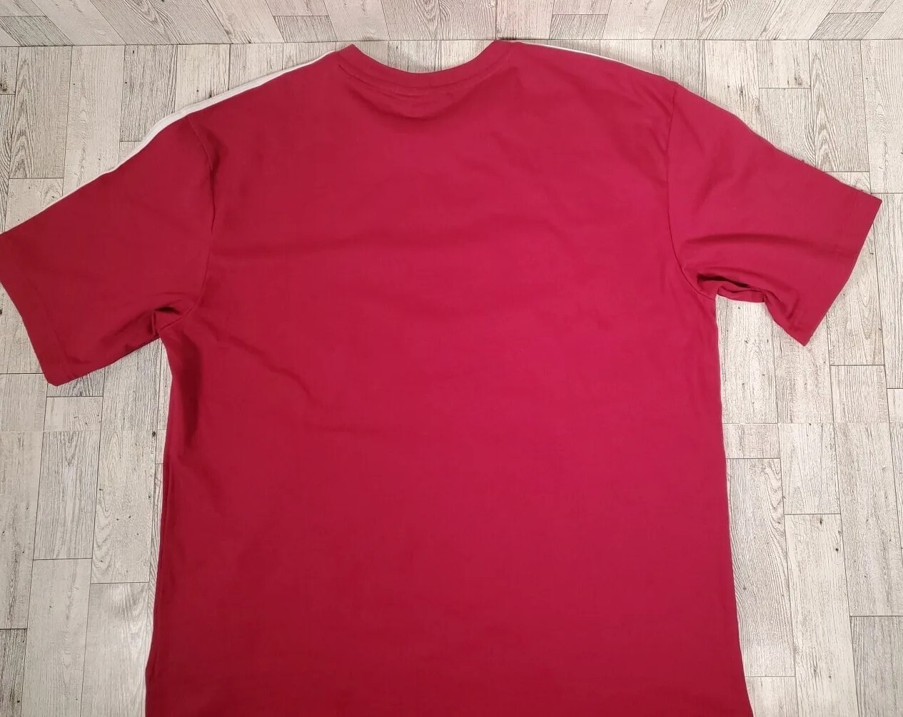 Adidas Shirt Womens S, M, & Large 3 Stripes Burgundy Embroidered Logo Tee NEW