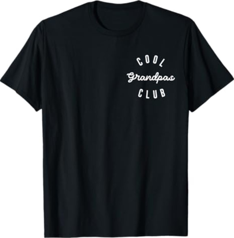 Mens Cool Grandpas Club, Father’s Day Best Cool Grandpa T-Shirt