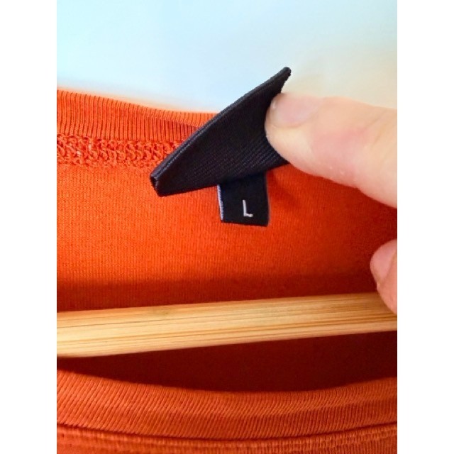 Bitte Kai Rand Burnt Orange Boat Neck Top Size L Danish Design