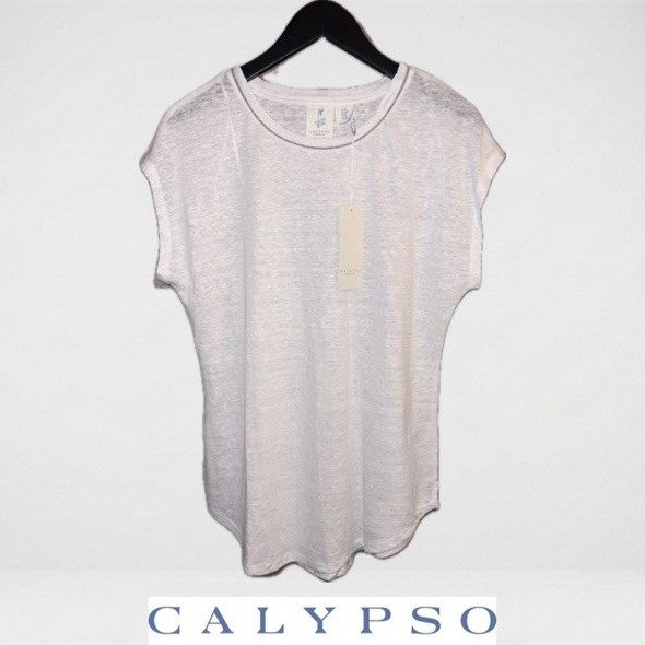 Calypso St. Barth Women’s 100% Linen Knit Top Size M