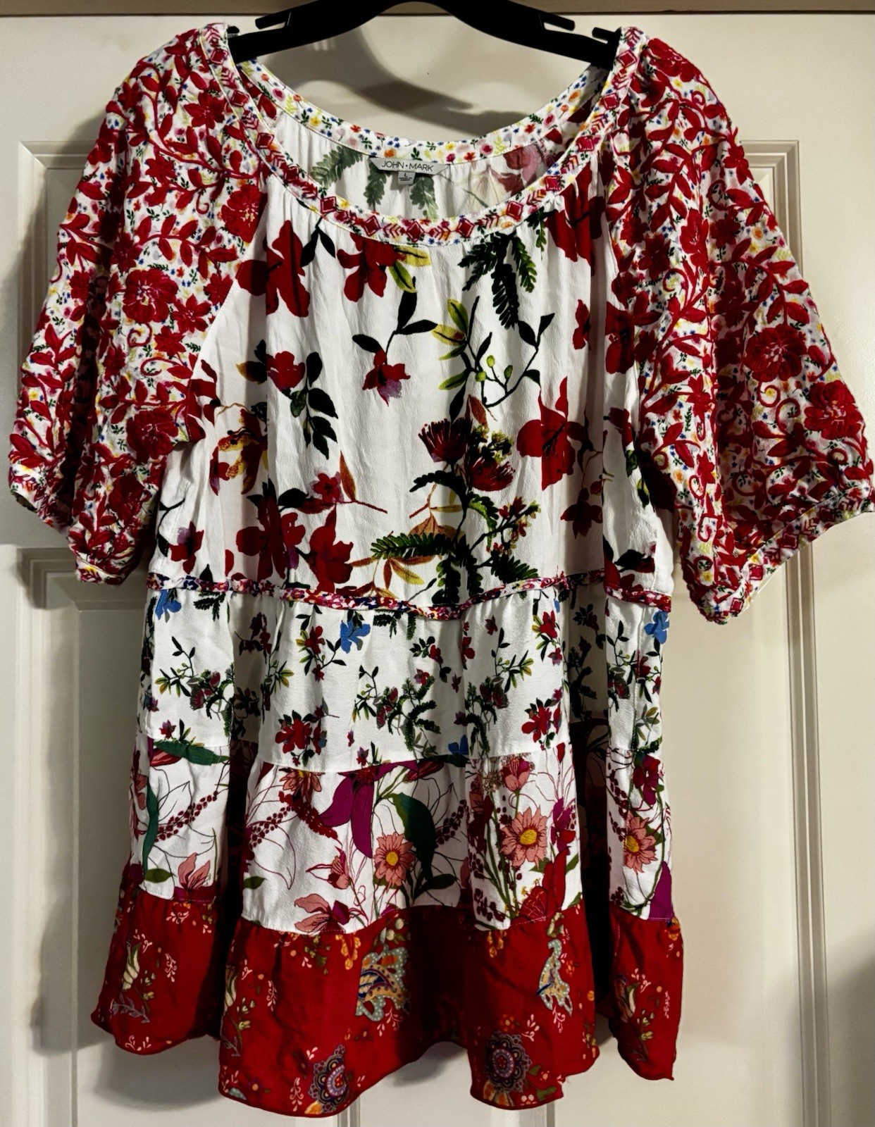NWOT John Mark Boho Coastal Preppy Coquette Old Money Quiet Luxury Size L