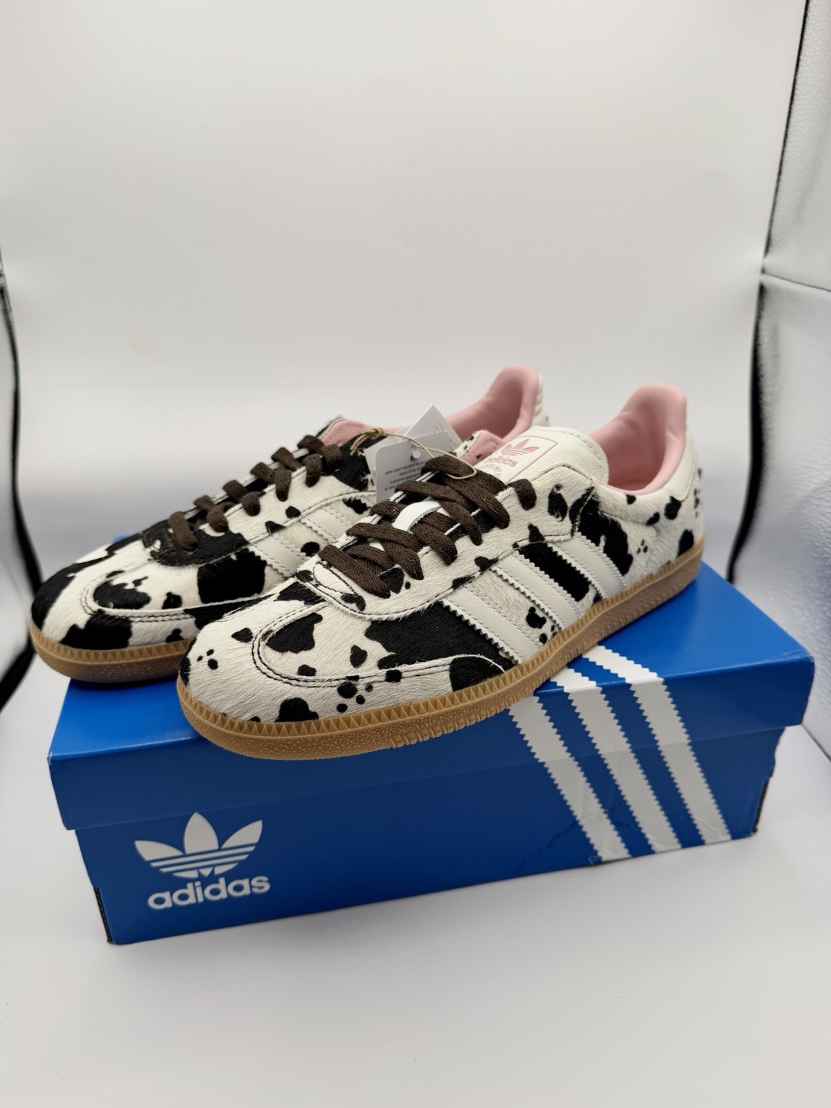 New in Box adidas Samba OG Cow Print Sneakers Women’s Size 9 – Mother’s Day Gift