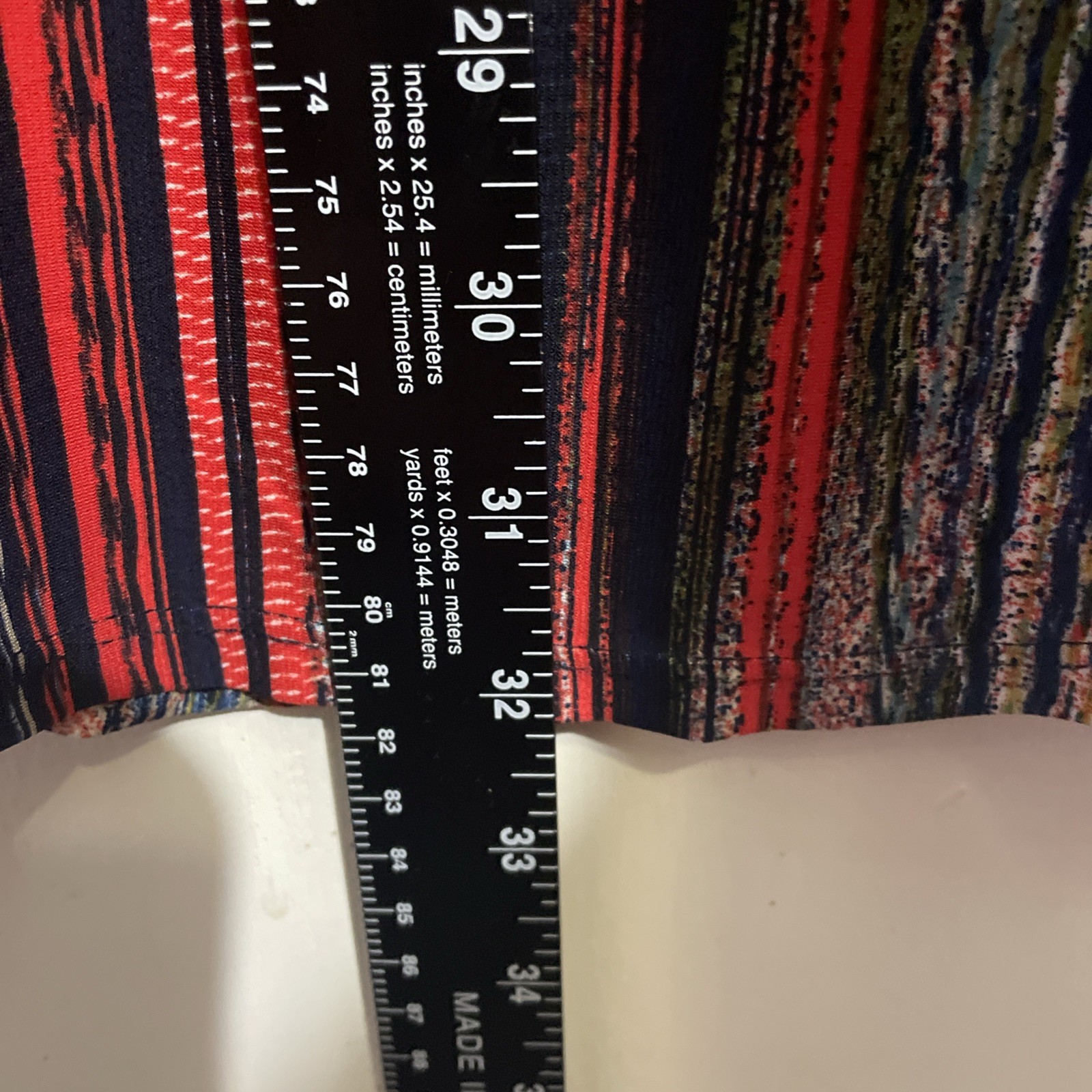 EST. 1946 – Large 4-Button Tunic Top multi color Artist Boho Retro Look